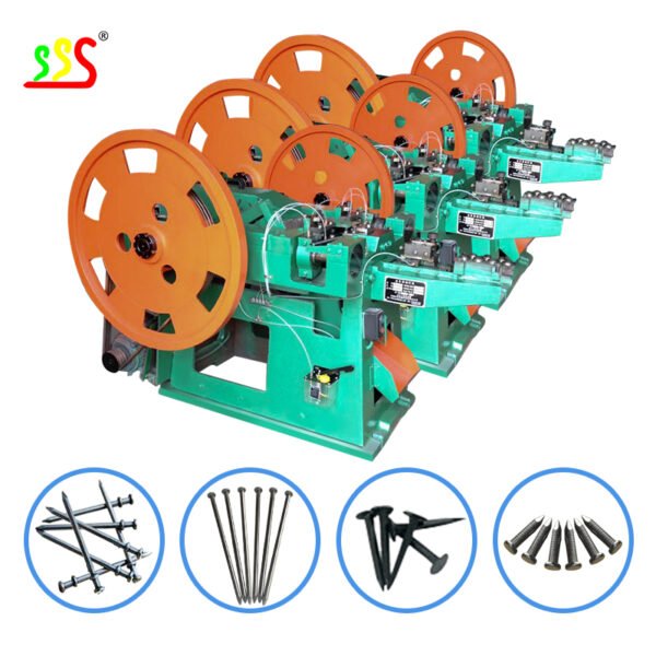 Wire Roll Nail Making Machine